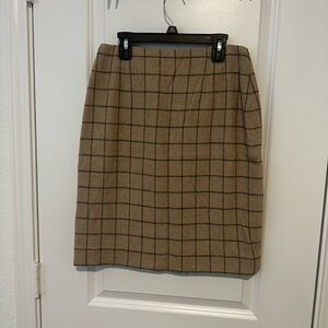 Vintage Jones New York Plaid Pencil Skirt